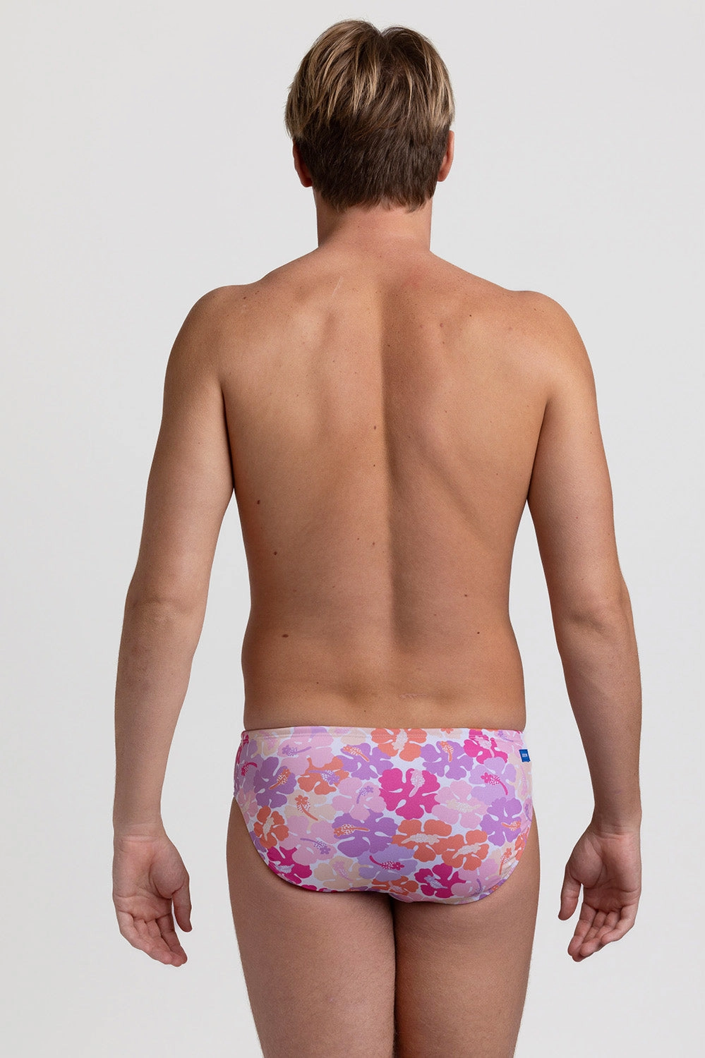 BROLYN Swim Brief - Happy Hibiscus