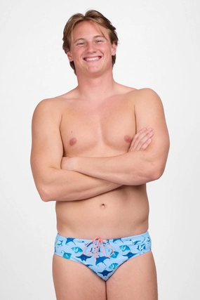 BROLYN Swim Brief - Manta Ray affordable swimwear for all, trendy swimwear for summer