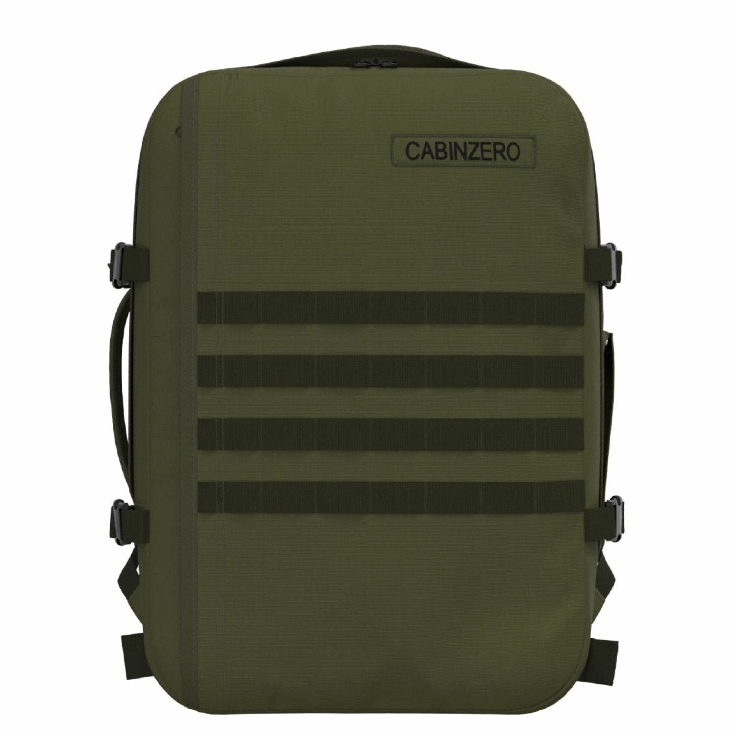Cabinzero Military Cabin Bag With Luggage Trackers 44L Travel Gear Case