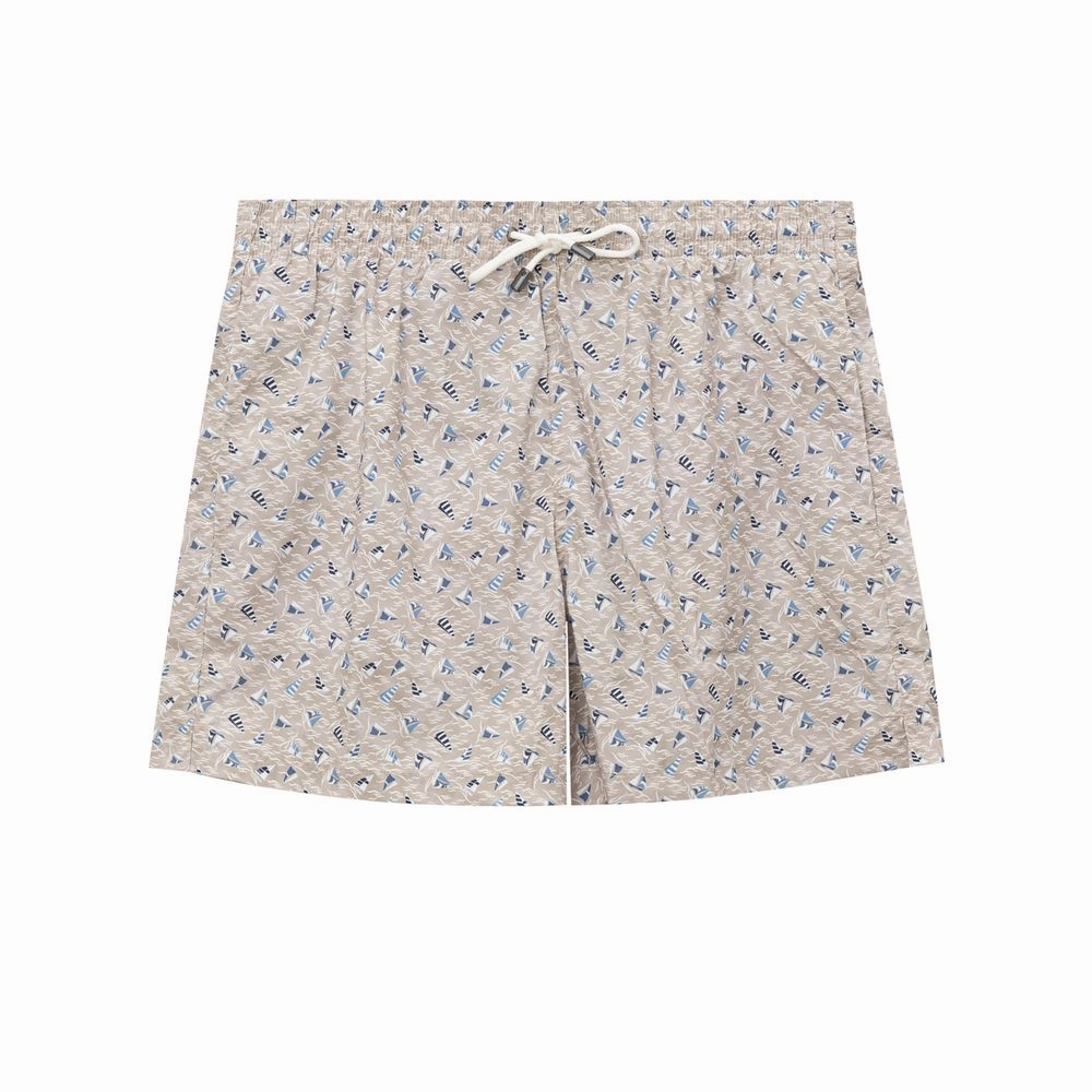Canali Polyester Men's Swimwear mens full coverage swimwear, stylish mens swim trunks