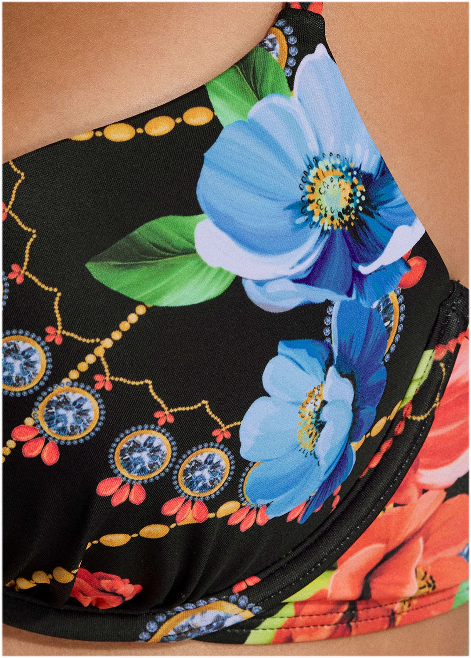 Cancun Underwire Top - Beaded Floral