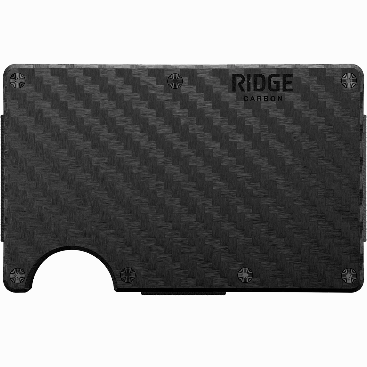 Practical Travel Bag Carbon Fiber Wallet With Cash Strap