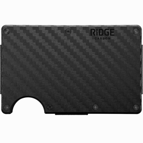 Practical Travel Bag Carbon Fiber Wallet With Cash Strap