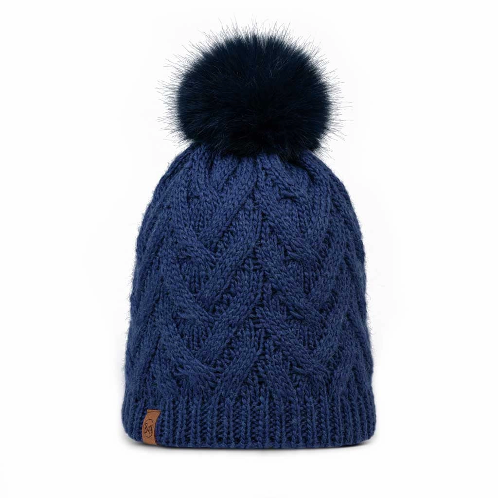 Save More Now Caryn Knitted Beanie & Fleece Band