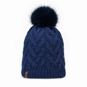 Save More Now Caryn Knitted Beanie & Fleece Band