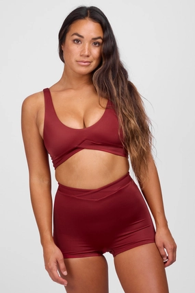 Chelsey Surf Short - Garnet affordable swimwear for all, trendy swimwear for summer