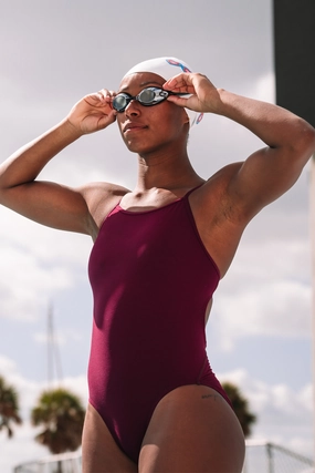 Chevy One Piece Swimsuit - Cabernet all types of swimwear, stylish swimwear for all body types