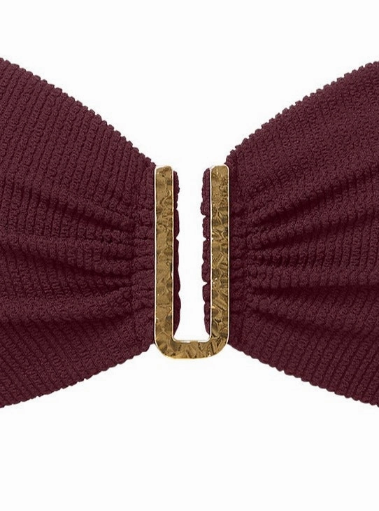 Cindy Swim Top Auburn Texture