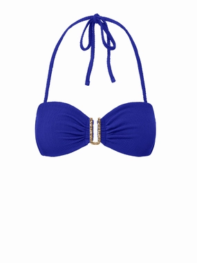 Cindy Top Iris Texture high waist swimwear women, swimsuit for women beachwear