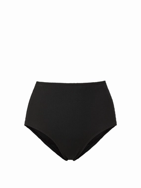 Classic High Waist Bottom Black Texture high waist swimwear women, swimsuit for women beachwear