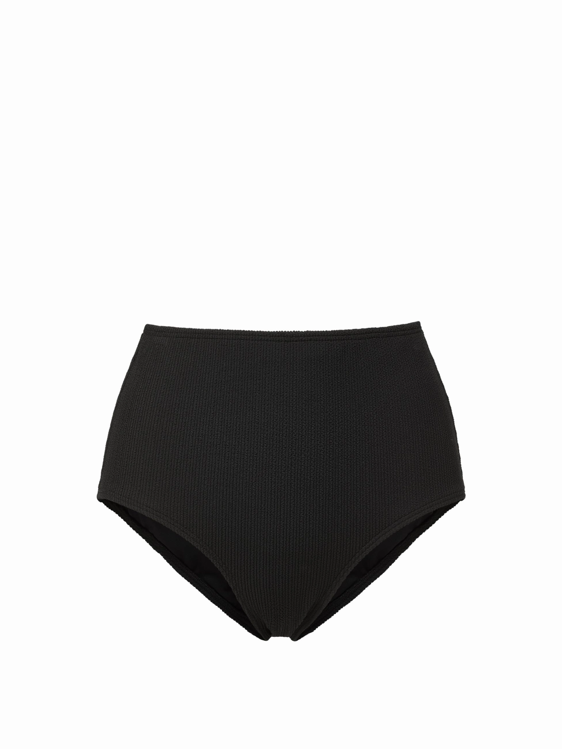 Classic High Waist Bottom Black Texture high waist swimwear women, swimsuit for women beachwear