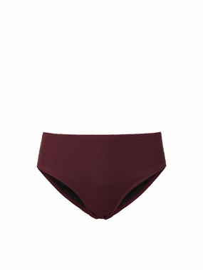 Classic Midrise Bottom Auburn Texture fashionable beach swimwear, modern womens bikinis