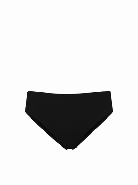 Classic Midrise Bottom Black Texture high waist swimwear women, swimsuit for women beachwear