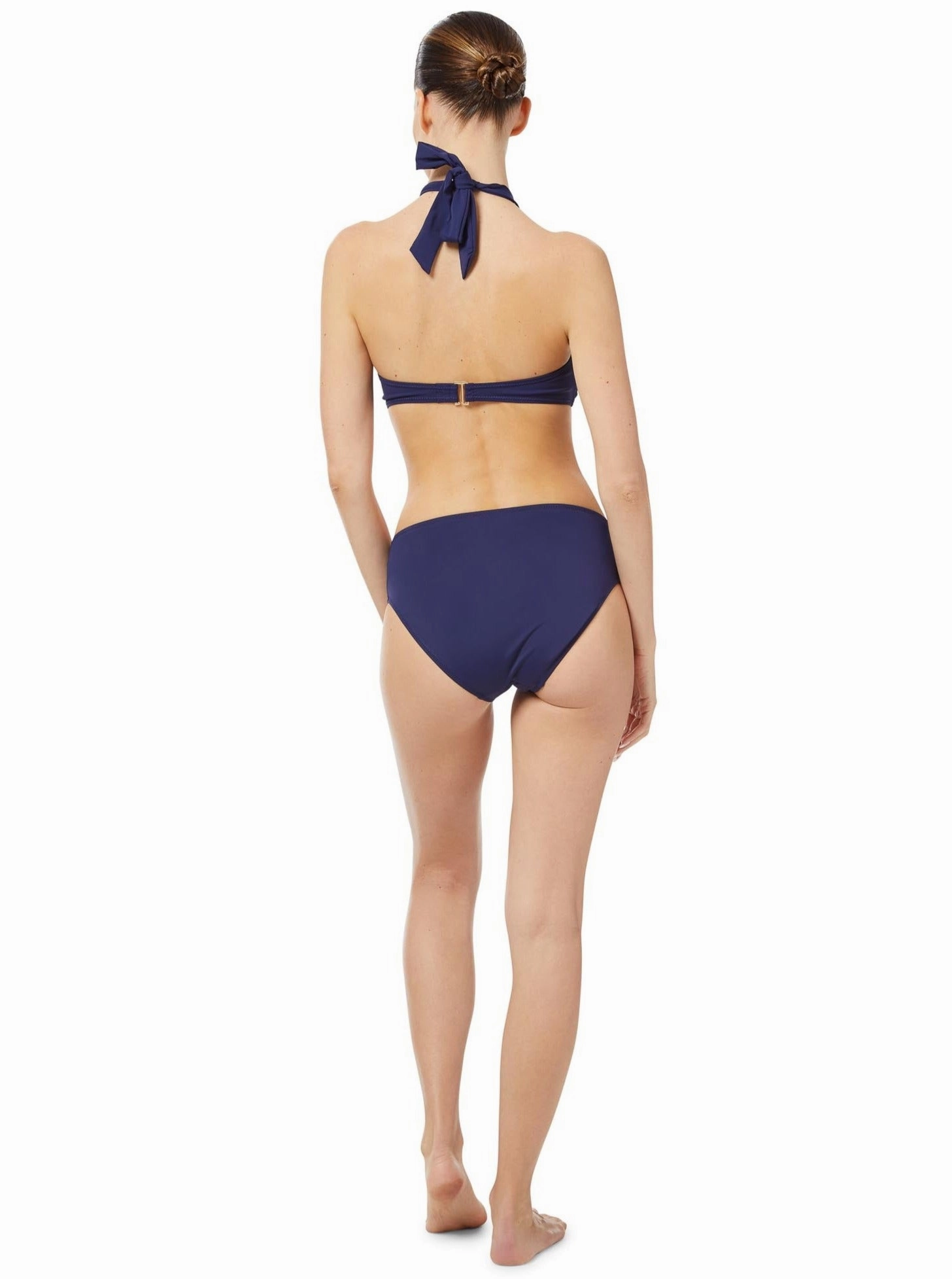 Classic Midrise Bottom Navy Satin