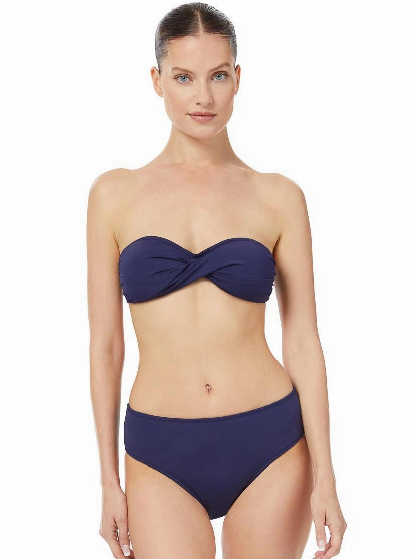 Classic Midrise Bottom Navy Satin