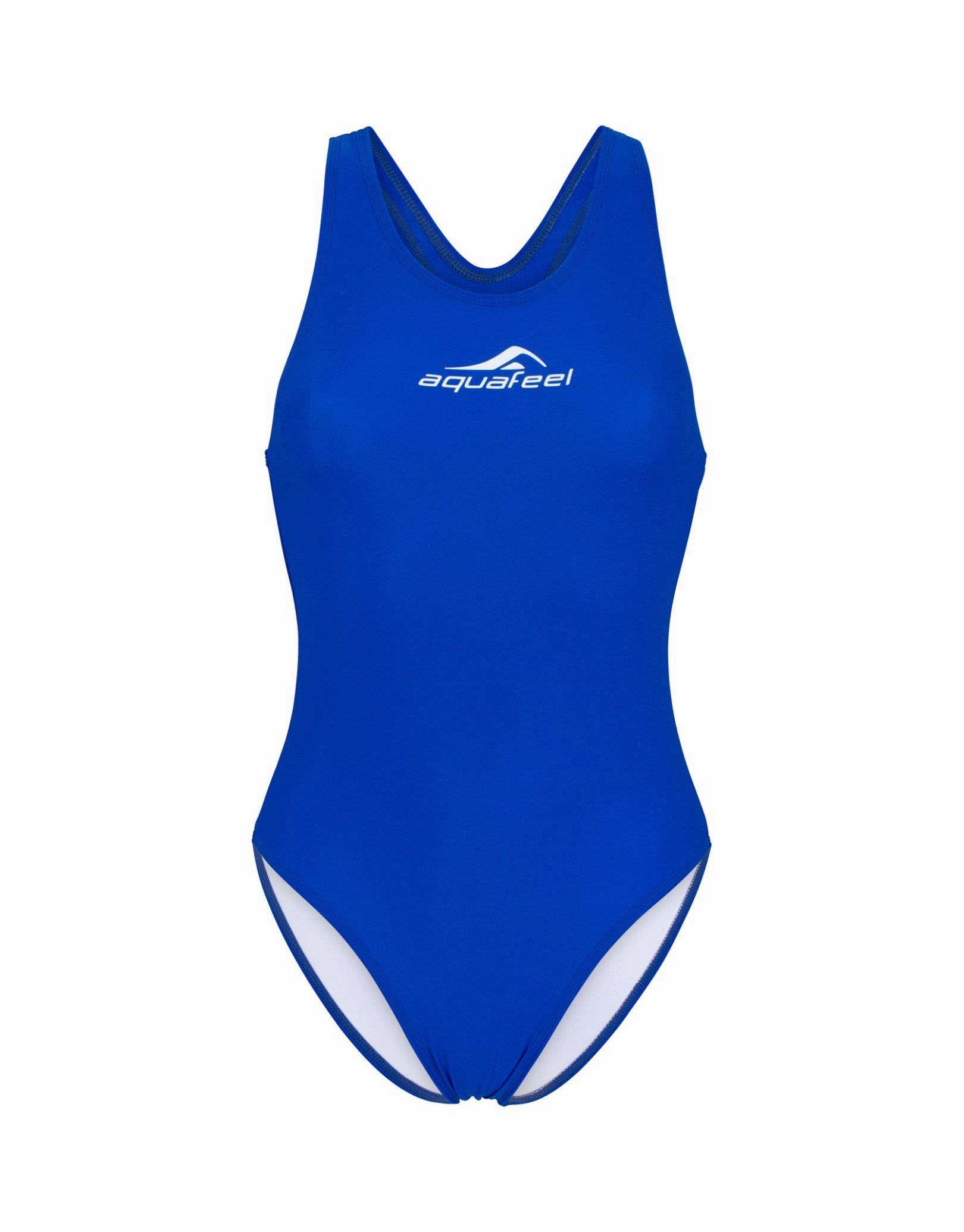 Classic Open Back Ladies Swimsuit - Royal Blue minimalistic swimsuits women, sleek swimwear styles