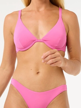 Classic Surf D-Cup Bikini Top basic swimsuits for women, durable swimwear for ladies