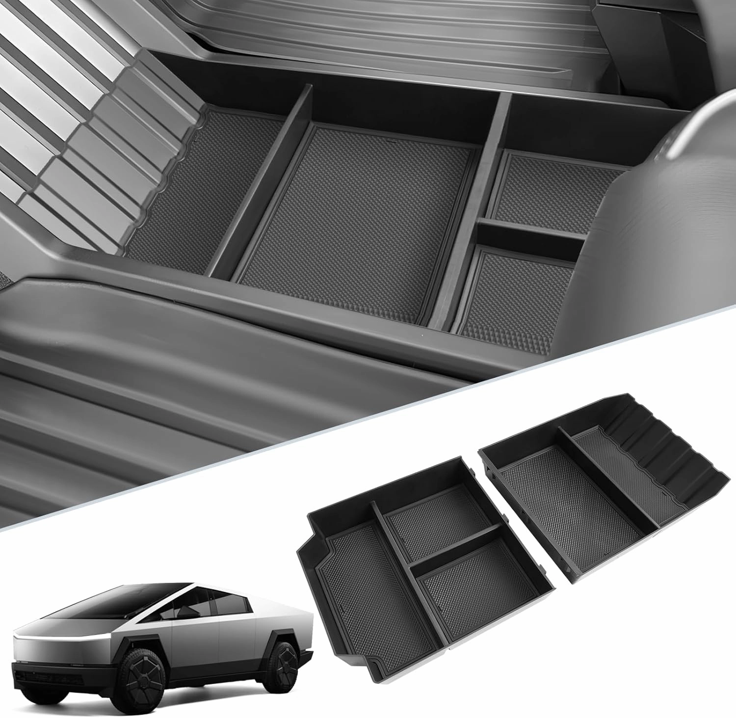 Shop Now Save Mega Hot Offer For Tesla Cybertruck Center Console Organizer 2024 2025 