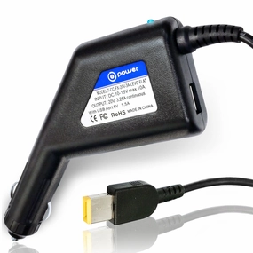 T-Power 65W - Car Charger For Lenovo Chromebook Thinkpad Flex 2 Yoga 11, 11S, 13, 2 Pro X1 Carbon, Helix , Ideapad Essential Ideapad G50 Mobile Auto Boat Car Ac Dc Adapter Power Supply Cord Limited Stock Alert Online Deal Frenzy