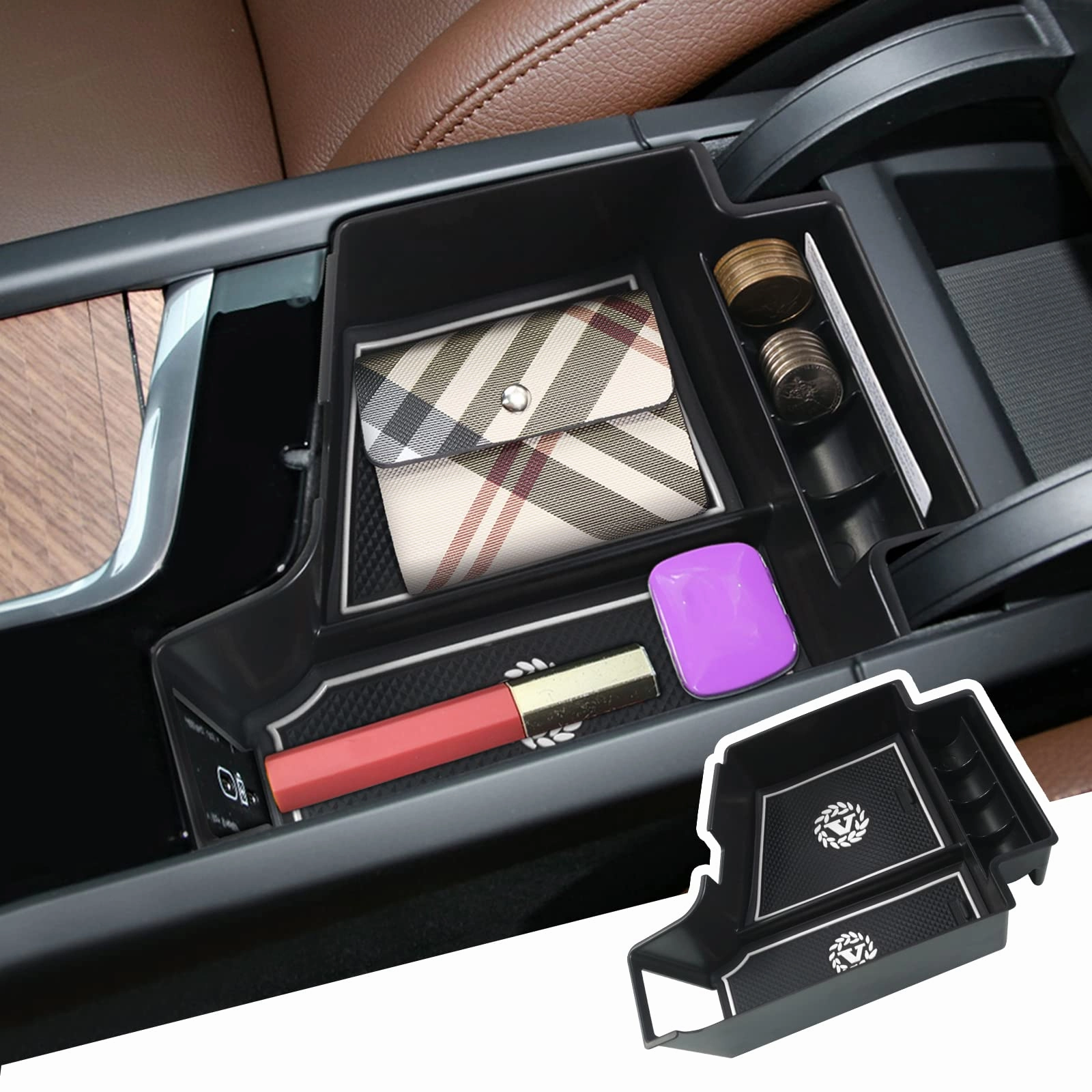 MustHave Items For Volvo Xc60 Xc90 S90 V90 Center Armrest Storage Tray 2023 