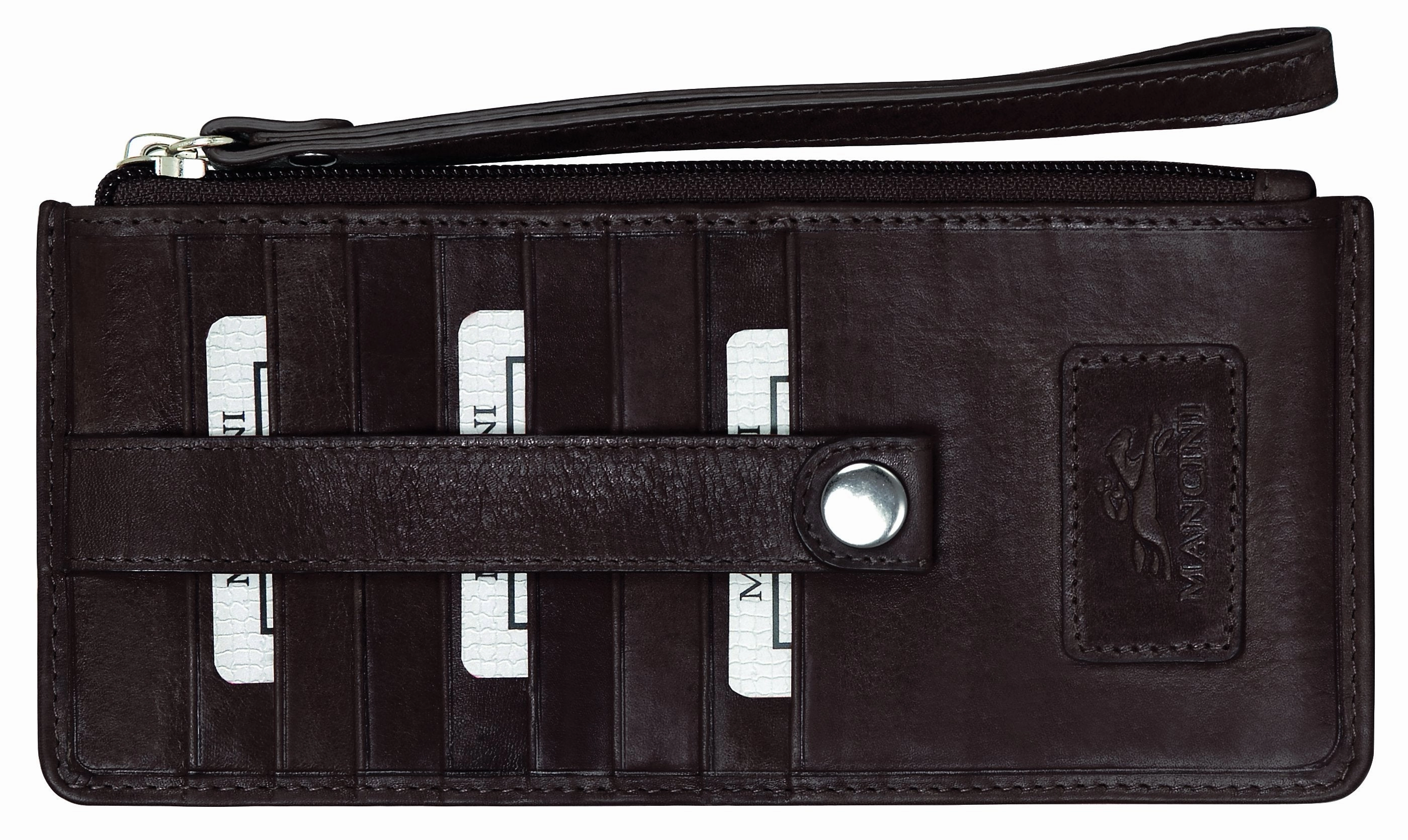 Anti-Theft Mini Bag Anti-Theft Chest Bag Mancini Casablanca Collection Ladies  Wristlet (Rfid Secure)