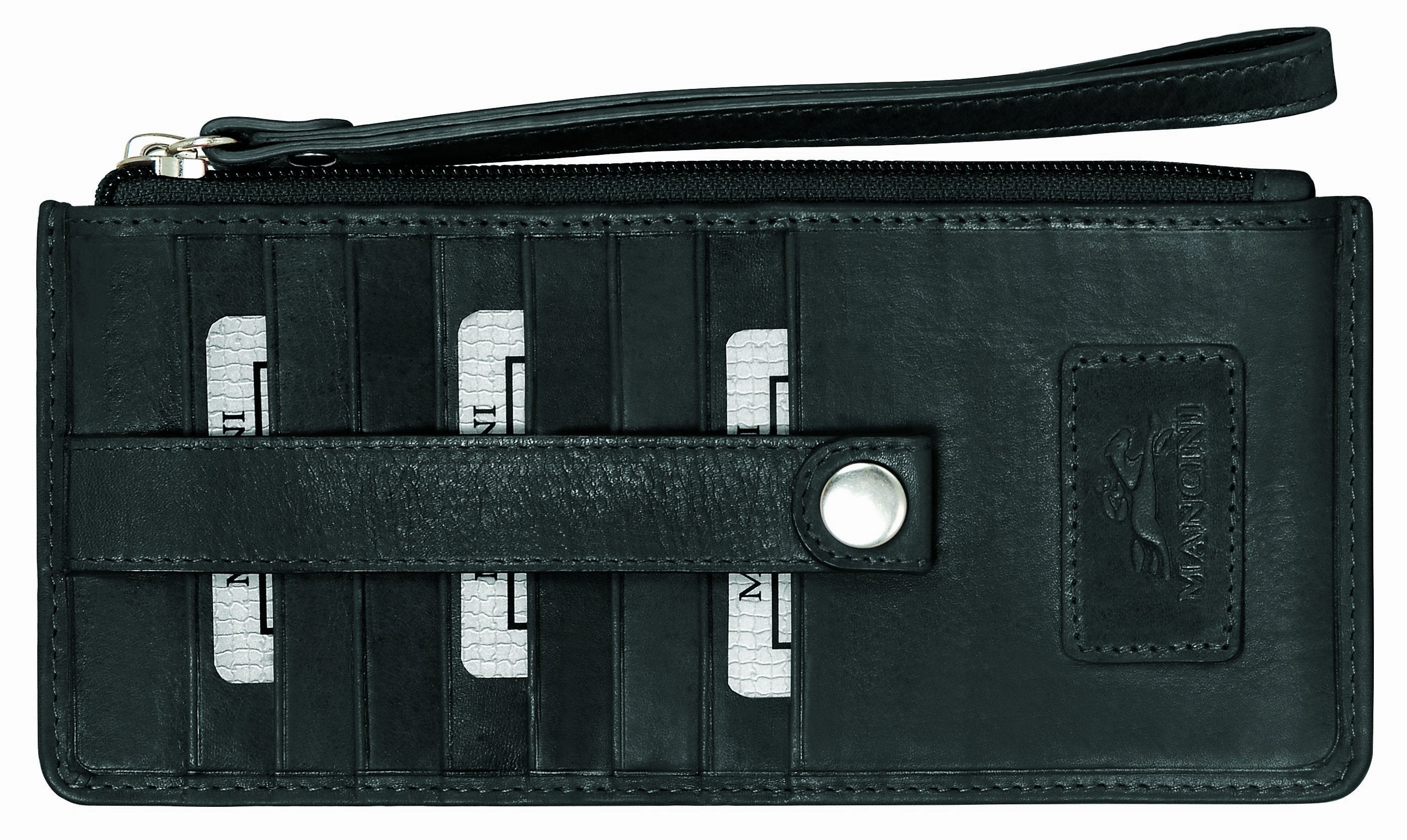 Travel Safety Wallet Anti-Theft Sling Bag Mancini Casablanca Collection Ladies  Wristlet (Rfid Secure)
