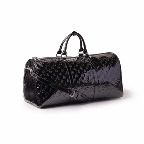 Travel Satchel Bag Monogram Duffle Bag - Mirror Black