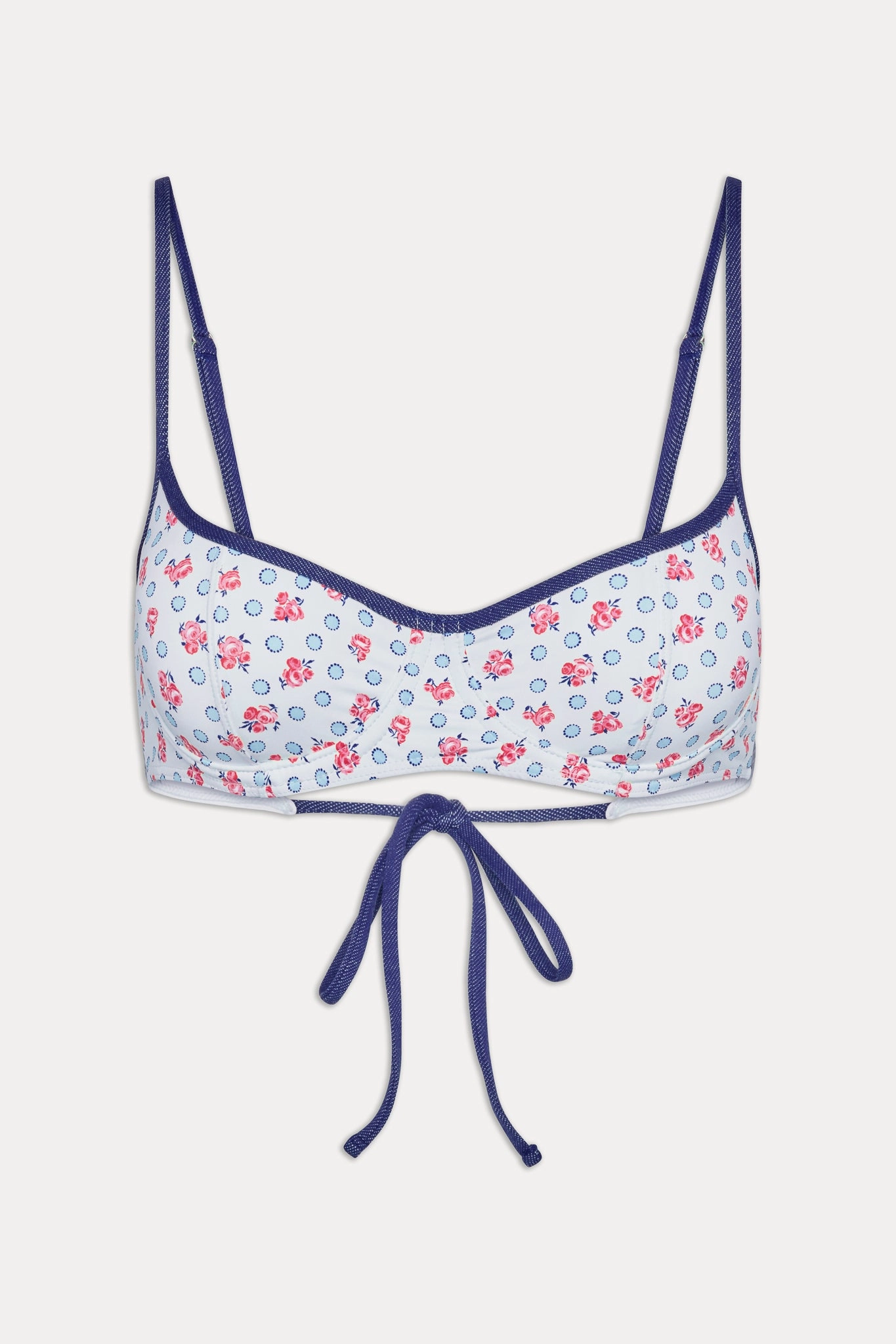 Cola Underwire Bikini Top - Wild Rose