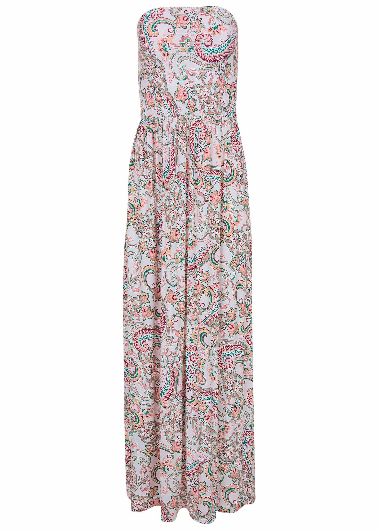 Convertible Maxi Dress - Lavender Paisley Swirl