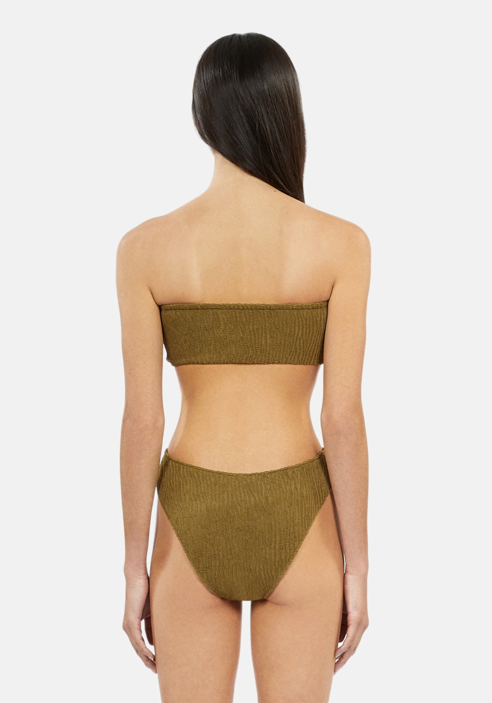 CORALIE Kaki TWO-PIECE TOP