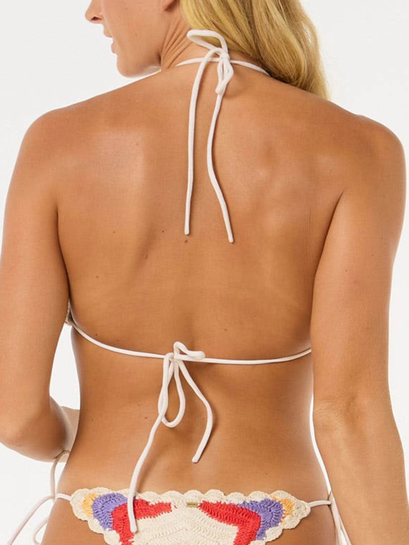 Cove Crochet Sliding Tri Bikini Top