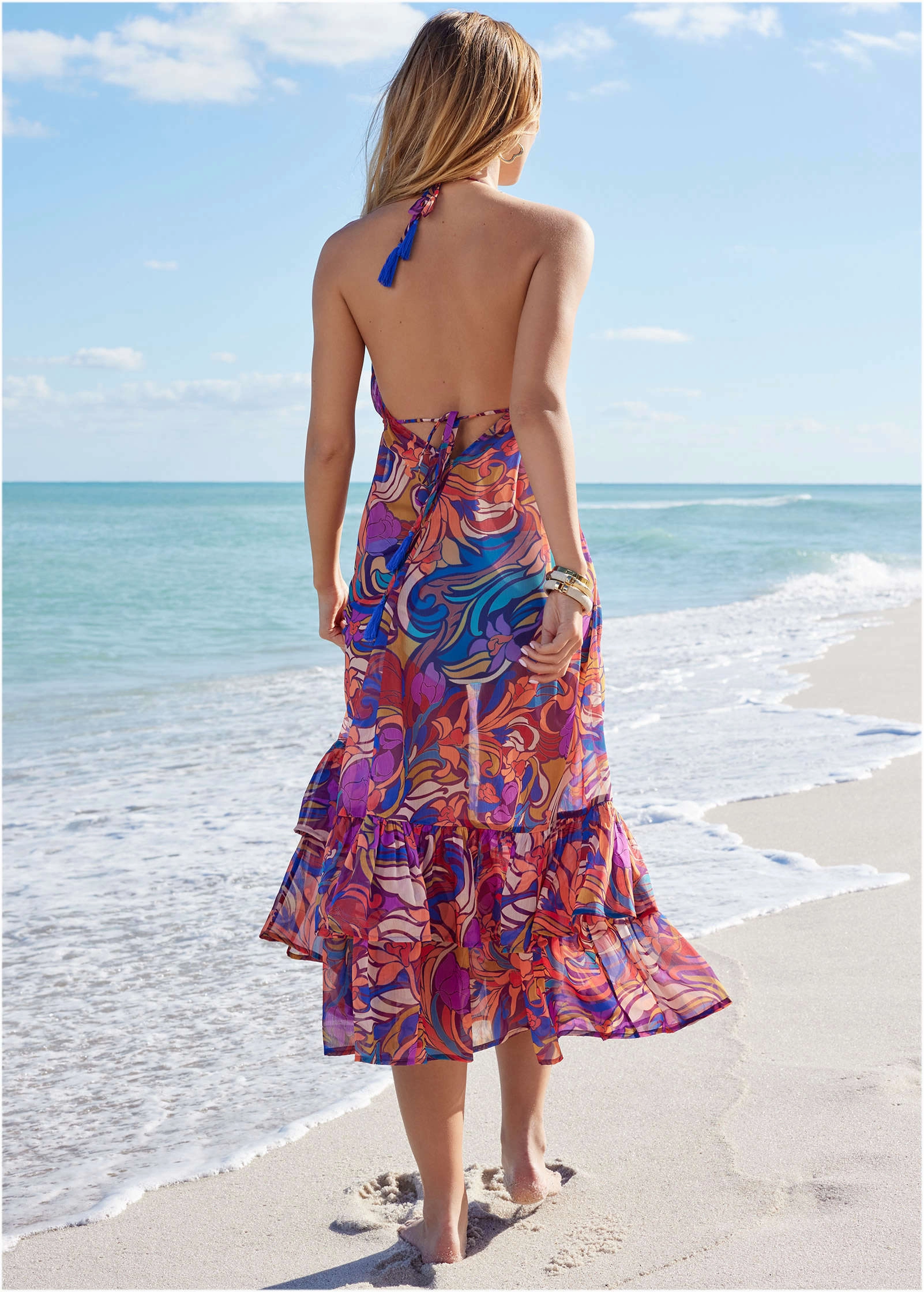 Cover Up Dress - Floral Paisleys