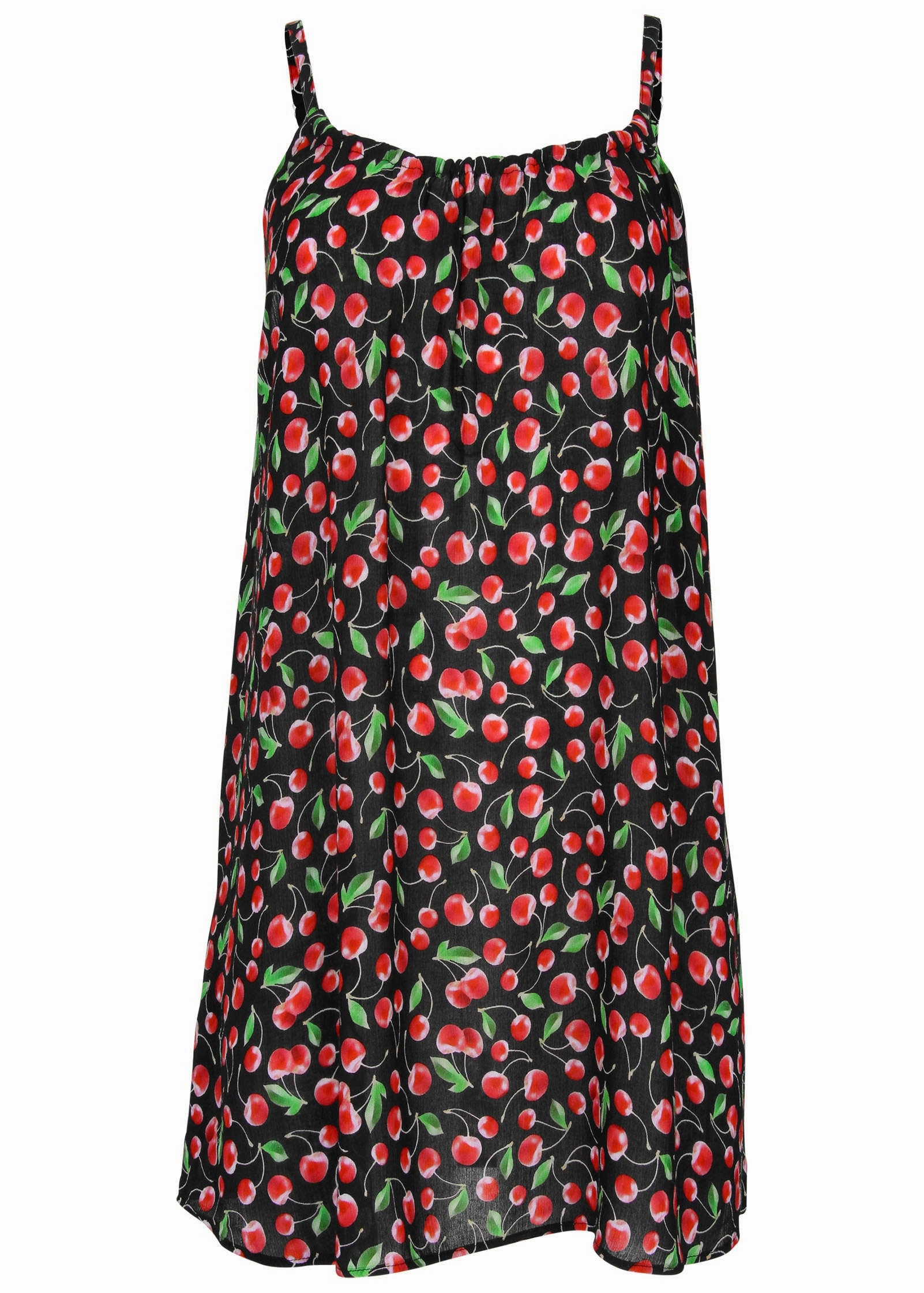 Crinkle Cover-Up Dress - Very Cherry