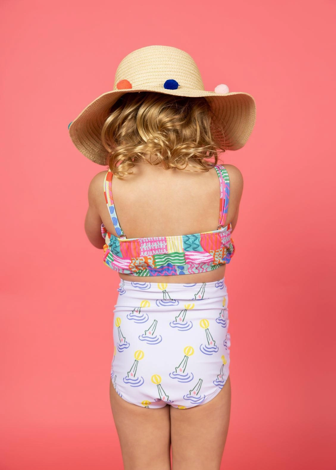 Croc | Mini Down in Front Ruffle Bottoms
