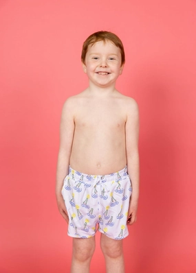 Croc | Mini Retro Shorties boys summer swimwear, boys rash guard swim sets