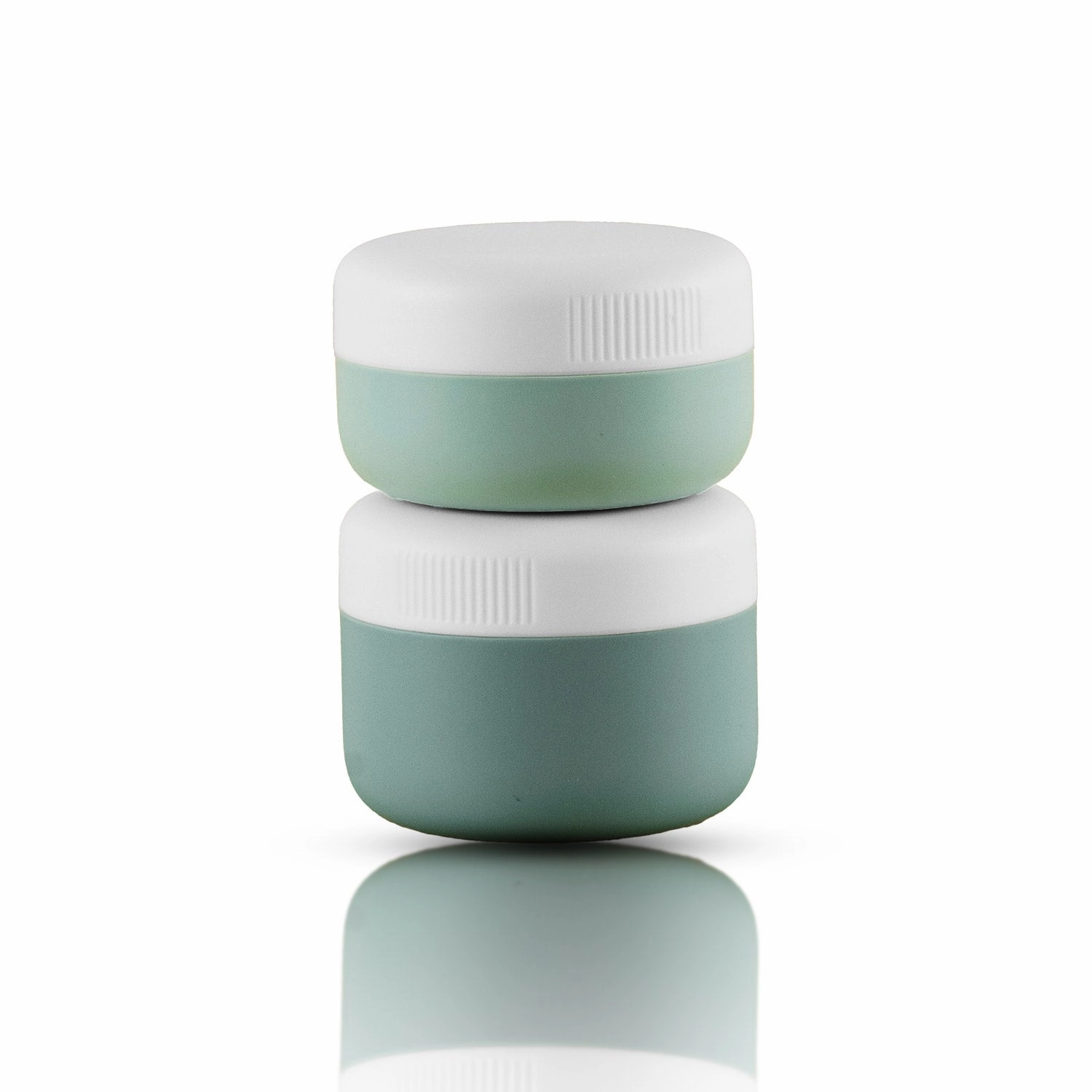 Todays Hot Savings Flash Discount Today Crossing Silicone Leak Proof Tsa Approved Travel Size Cream Jar 30/40 Ml (2 Pack)