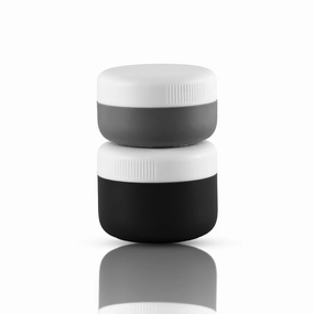 Crossing Silicone Leak Proof Tsa Approved Travel Size Cream Jar 30/40 Ml (2 Pack) Todays Hot Savings Hot Offer Frenzy