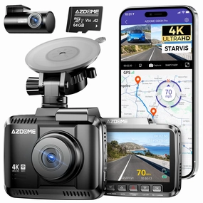 Perfect Gift Sale Hot Deals Today Azdome Gs63H Pro 2Ch Dash Cam 4K With Super Night Vision & Adas 24H Parking Mode