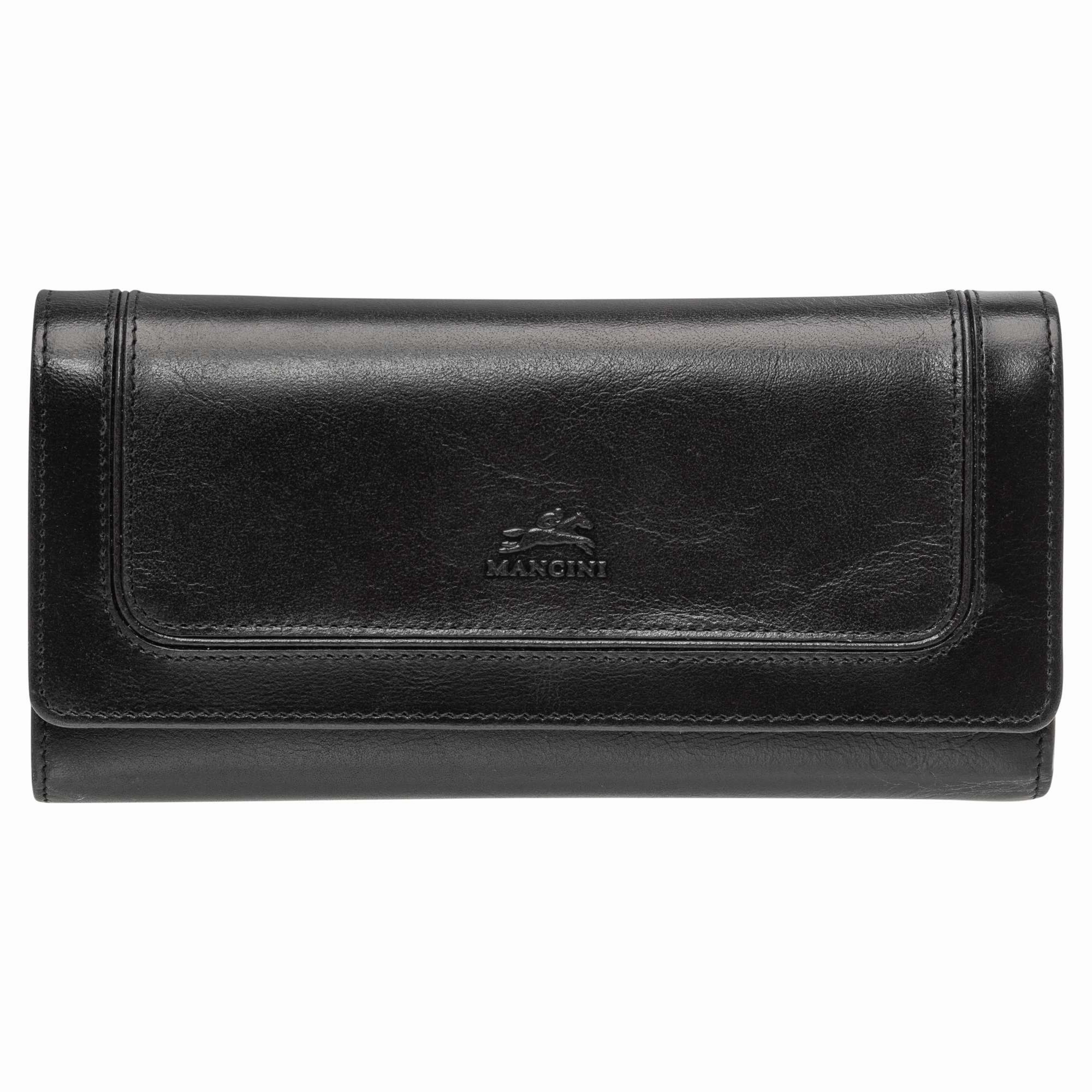 Mancini South Beach Rfid Secure Quadruple Fold Wallet RFID Blocking Money Belt RFID Card Holder