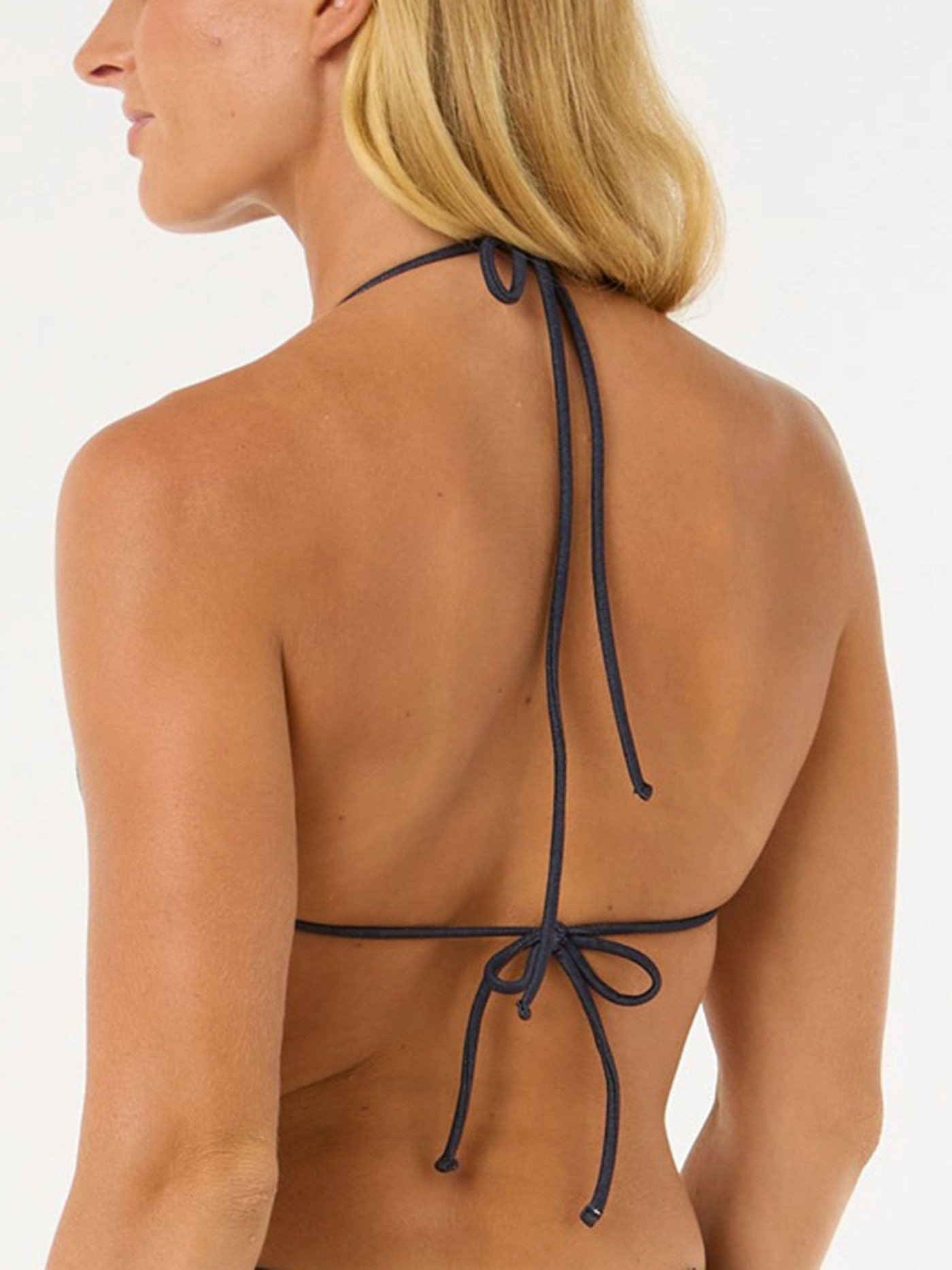 Dalias Denim Triangle Bikini Top