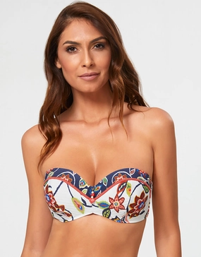 Dana Bandeau Bikini Top stylish swimwear tops, womens beach tops