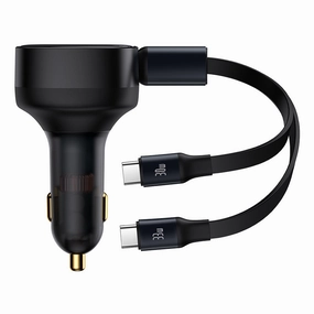 Mega Savings Now Car Charger Car Charger Baseus Enjoyment With Cable Usb-C, 33W (Black)-C00035500111-00