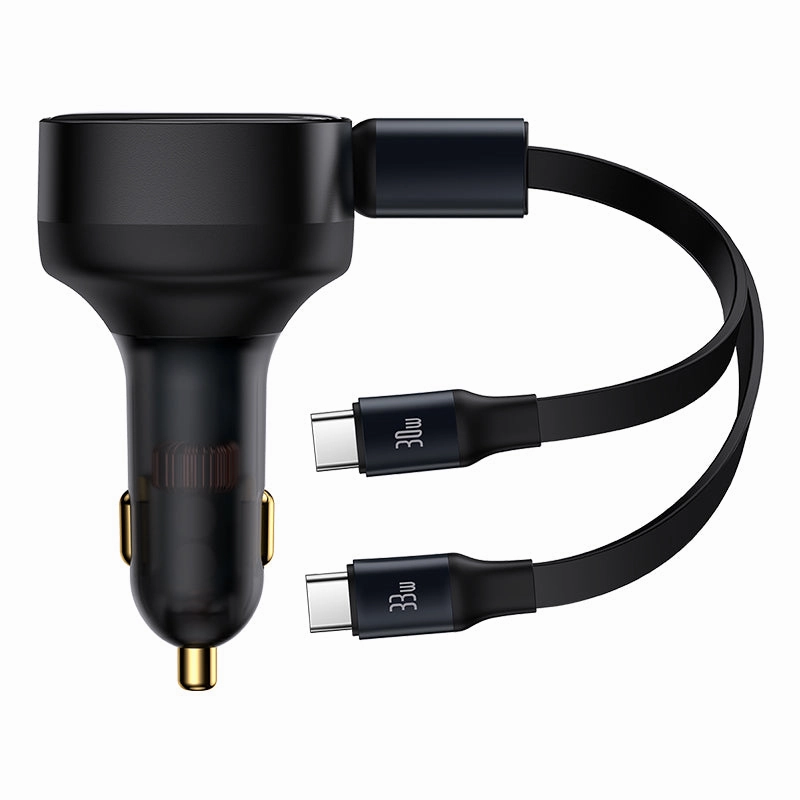 Mega Savings Now Car Charger Car Charger Baseus Enjoyment With Cable Usb-C, 33W (Black)-C00035500111-00