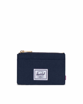 Oscar Cardholder - Navy Hidden Pocket Bag Secure Travel Case Pouch