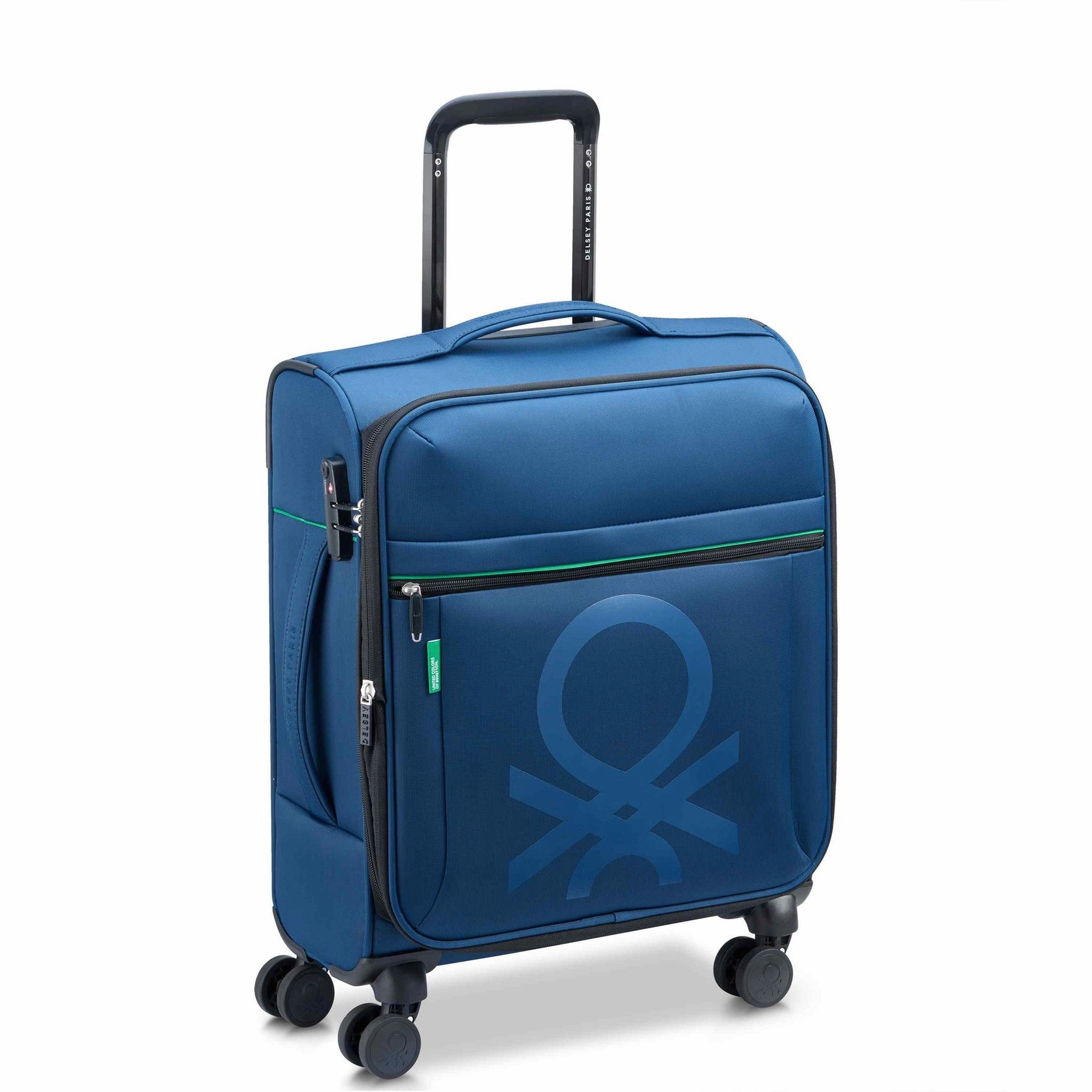 Lightweight Travel Bag Delsey Color Block 19" Expandable Spinner Carry-On