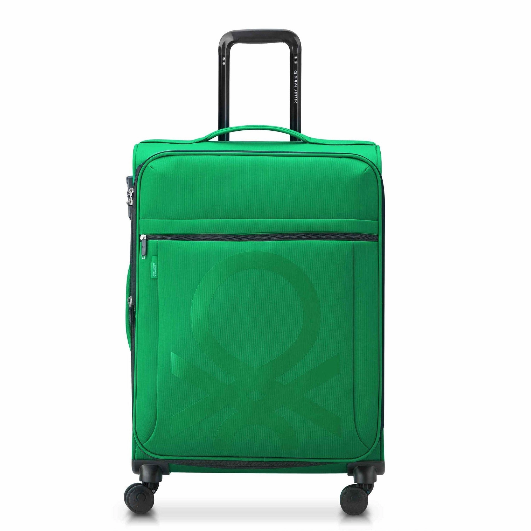 Travel Kit Set Packing Cubes Delsey Color Block 23" Expandable Spinner Upright