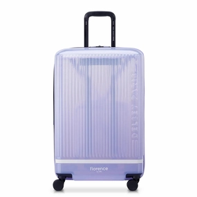 Delsey Florence By Mills Gotta Glow 24" Medium Expandable Spinner Travel Organizer Pouch Anti-Theft Luggage