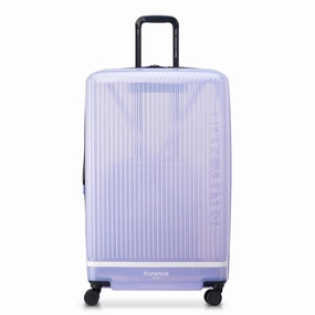 Travel Padlock Delsey Florence By Mills Gotta Glow 29" Large Expandable Spinner