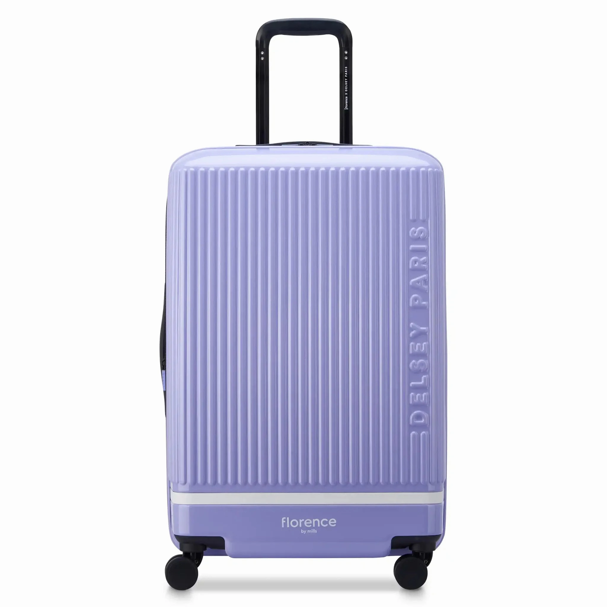 Delsey Florence By Mills Spin Me Away 24" Medium Expandable Spinner Travel Accessories Travel Case