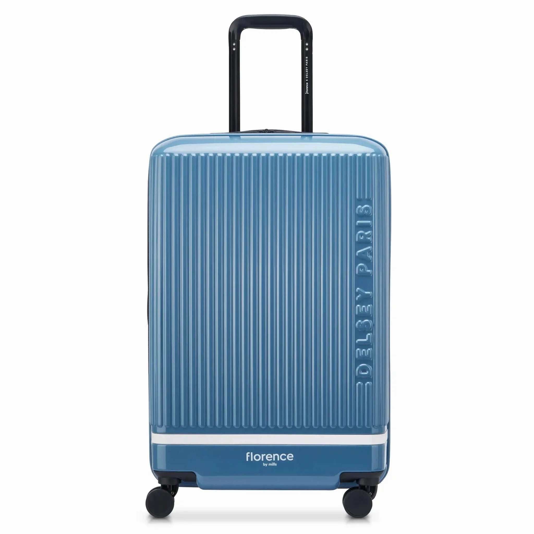 Delsey Florence By Mills Spin Me Away 24" Medium Expandable Spinner Travel Zipper Bag Personal Travel Organizer